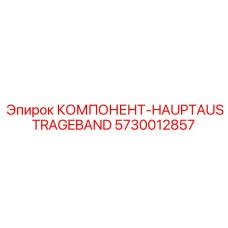 5730012857 КОМПОНЕНТ-HAUPTAUSTRAGEBAND Epiroc
