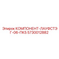 5730012882 КОМПОНЕНТ-ЛАУФСТЭГ-06-ПК5 Epiroc