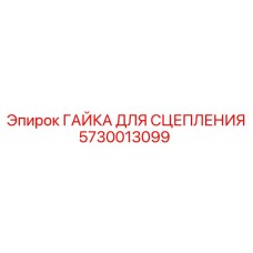 5730013099 ГАЙКА ДЛЯ СЦЕПЛЕНИЯ Epiroc
