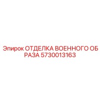 5730013163 ОТДЕЛКА ВОЕННОГО ОБРАЗА Epiroc