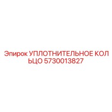 5730013827 УПЛОТНИТЕЛЬНОЕ КОЛЬЦО от Epiroc