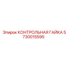 5730015595 КОНТРОЛЬНАЯ ГАЙКА Epiroc