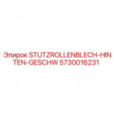 Оригинальная деталь STUTZROLLENBLECH-HINTEN-GESCHW 5730016231 Epiroc