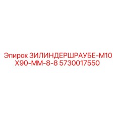 5730017550 Cylinder Screw M10x90 mm 8.8 by Epiroc