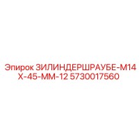 5730017560 Cylinder Screw M14x45 mm 12 by Epiroc