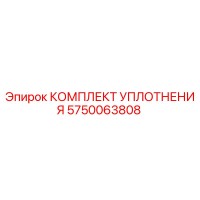 5750063808 КОМПЛЕКТ УПЛОТНЕНИЯ Epiroc