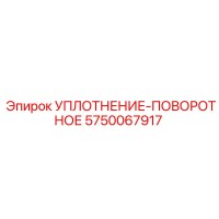5750067917 УПЛОТНЕНИЕ ПОВОРОТНОЕ Epiroc