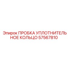 Фото пробки Epiroc 57567810 с уплотнительным кольцом в разрезе
