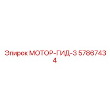 57867434 МОТОР-ГИД-3 Epiroc