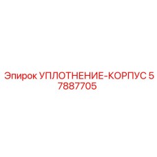 57887705 УПЛОТНЕНИЕ-КОРПУС Epiroc