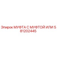 581202445 МУФТА С МУФТОЙ ИЛИ Epiroc