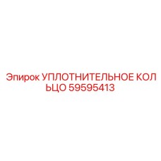 59595413 УПЛОТНИТЕЛЬНОЕ КОЛЬЦО от Epiroc