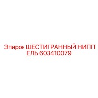 603410079 ШЕСТИГРАННЫЙ НИППЕЛЬ Epiroc