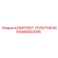6060002095 КОМПЛЕКТ УПЛОТНЕНИЯ Epiroc