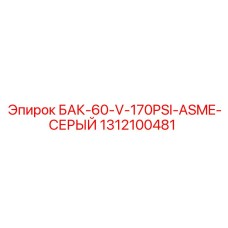 1312100481 БАК-60-V-170PSI-ASME-СЕРЫЙ Epiroc