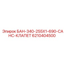 6210404500 БАН-340-255X1-690-САНС-КЛАПЕТ Epiroc