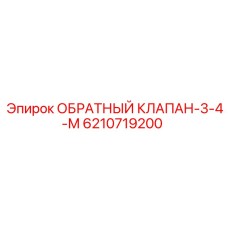 6210719200 ОБРАТНЫЙ КЛАПАН-3-4-М Epiroc