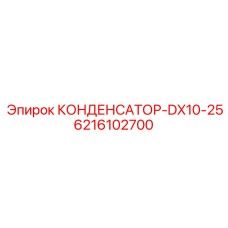 6216102700 КОНДЕНСАТОР-DX10-25 Epiroc