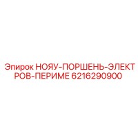 6216290900 НОЯУ-ПОРШЕНЬ-ЭЛЕКТРОВ-ПЕРИМЕ Epiroc