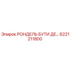 6221211800 РОНДЕЛЬ БУТИ ДЕ… Epiroc