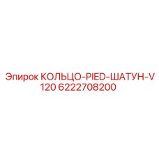 6222708200 КОЛЬЦО-PIED-ШАТУН-V120 Epiroc