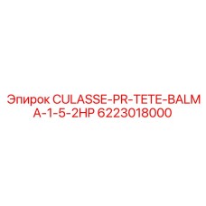 6223018000 CULASSE-PR-TETE-BALMA-1-5-2HP by Epiroc