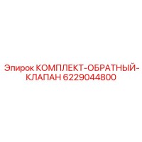 6229044800 КОМПЛЕКТ-ОБРАТНЫЙ-КЛАПАН Epiroc