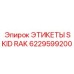 6229599200 ЭТИКЕТЫ SKID RAK Epiroc