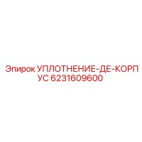 6231609600 УПЛОТНЕНИЕ-ДЕ-КОРПУС Epiroc
