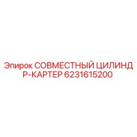 6231615200 СОВМЕСТНЫЙ ЦИЛИНДР-КАРТЕР Эпирок