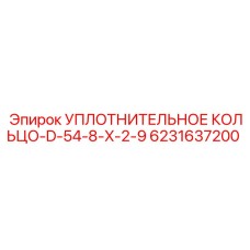 6231637200 УПЛОТНИТЕЛЬНОЕ КОЛЬЦО-D-54-8-X-2-9 Epiroc