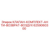6259060300 КЛАПАН-КОМПЛЕКТ-АНТИ-ВОЗВРАТ-ВОЗДУХ Epiroc