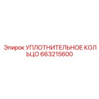 663215600 УПЛОТНИТЕЛЬНОЕ КОЛЬЦО Epiroc
