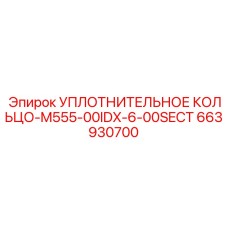 663930700 УПЛОТНИТЕЛЬНОЕ КОЛЬЦО-M555-00IDX-6-00SECT Epiroc