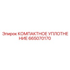 665070170 КОМПАКТНОЕ УПЛОТНЕНИЕ Epiroc