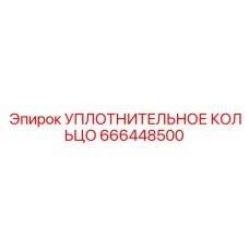 666448500 УПЛОТНИТЕЛЬНОЕ КОЛЬЦО Epiroc