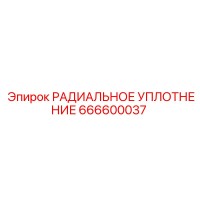 666600037 РАДИАЛЬНОЕ УПЛОТНЕНИЕ Epiroc