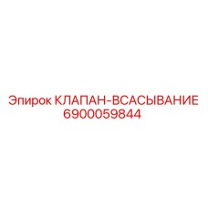 6900059844 КЛАПАН-ВСАСЫВАНИЕ (Epiroc)