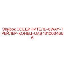1310034656 СОЕДИНИТЕЛЬ-6WAY-ТРЕЙЛЕР-КОНЕЦ-QAS Epiroc