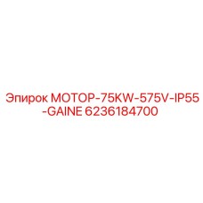 6236184700 МОТОР-75KW-575V-IP55-GAINE Epiroc