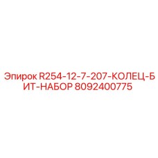 8092400775 R254-12-7-207-КОЛЕЦ-БИТ-НАБОР Epiroc