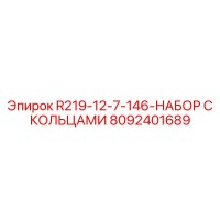 8092401689 R219-12-7-146-НАБОР С КОЛЬЦАМИ Epiroc