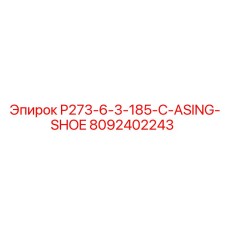 8092402243 P273-6-3-185-C-ASING-SHOE (Epiroc)