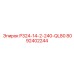 8092402244 P324-14-2-240-QL80 Epiroc