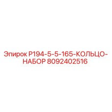 8092402516 P194-5-5-165-КОЛЬЦО-НАБОР Epiroc