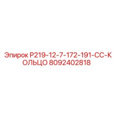 8092402818 P219-12-7-172-191-CC-КОЛЬЦО Epiroc