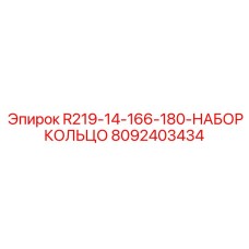 8092403434 R219-14-166-180-НАБОР КОЛЬЦО Epiroc