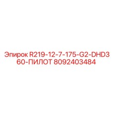 8092403484 R219-12-7-175-G2-DHD360-ПИЛОТ Epiroc