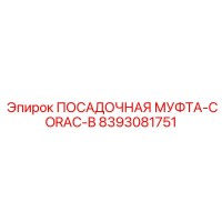 8393081751 ПОСАДОЧНАЯ МУФТА-CORAC-B Epiroc