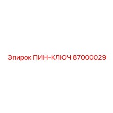 87000029 ПИН-КЛЮЧ Epiroc